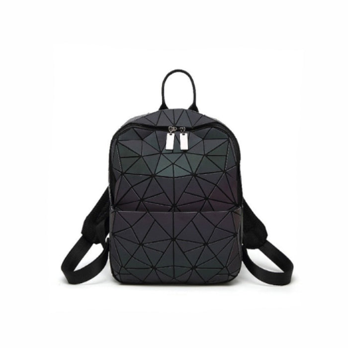 Geometric Luminous Rhomboid Backpack