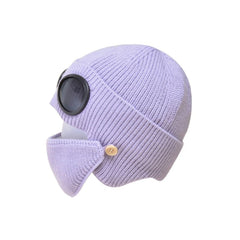 Goggles & Mask Wool Knitted Beanie