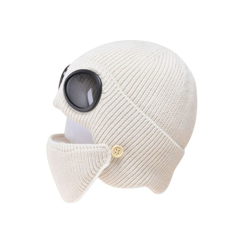 Goggles & Mask Wool Knitted Beanie