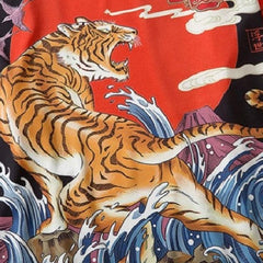 Harajuku Tiger 3/4 Sleeve Kimono