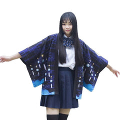 Japanese Moon And Stars Kimono