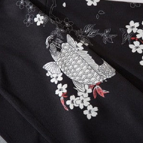 Koi Fish 3/4 Sleeve Kimono