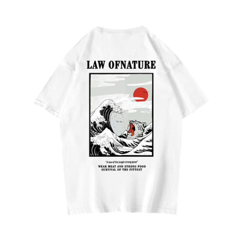 Law Of Nature The Great Wave Tshirt