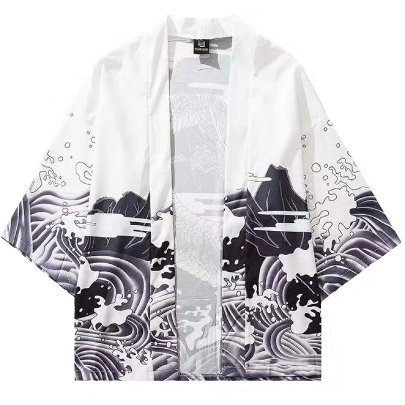 Millennial Dragon 3/4 Sleeve Kimono