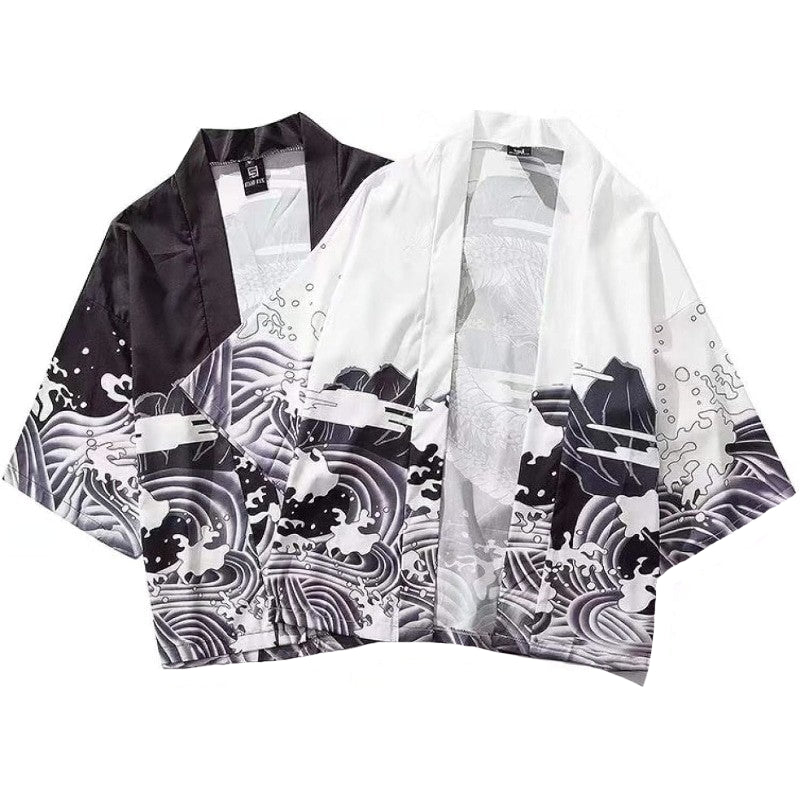 Millennial Dragon 3/4 Sleeve Kimono