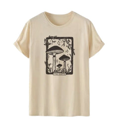 Mushroom Tarot Card the Earth Oversize T-Shirt