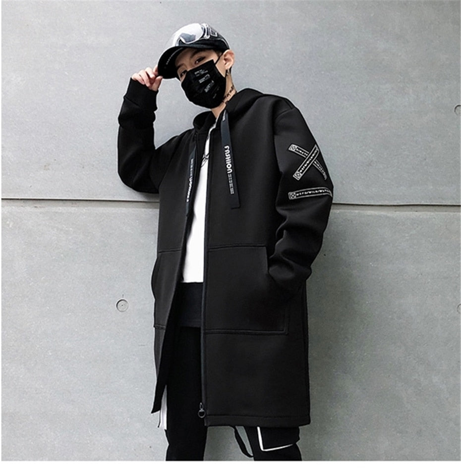 Jacket Print Windbreaker Overcoat