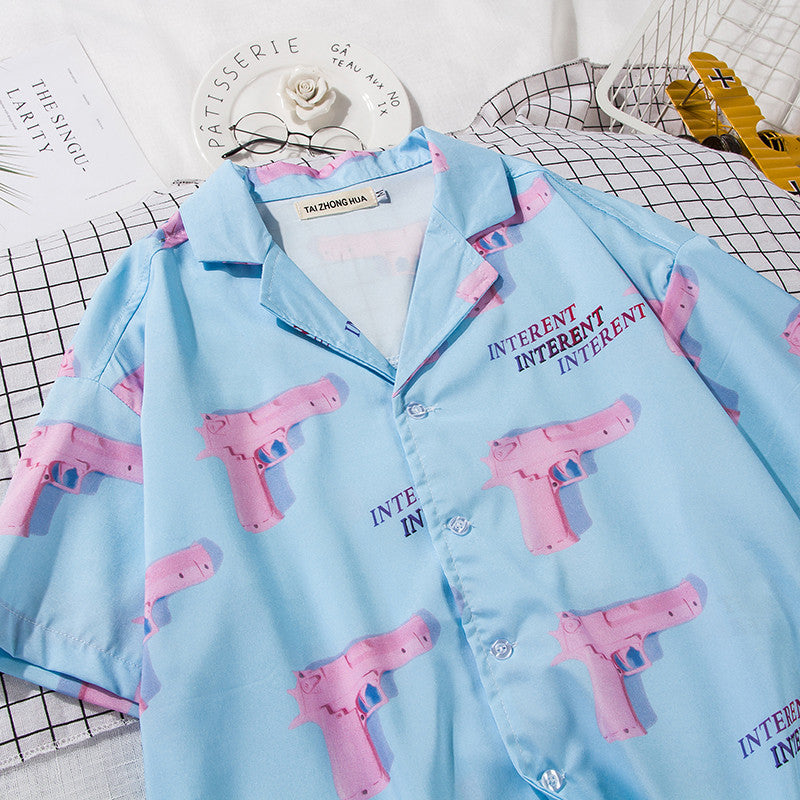 Aesthetic Pink Pistol Shirt