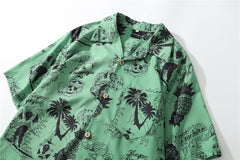 Hawaii Beach Cococnut Palm Shirt