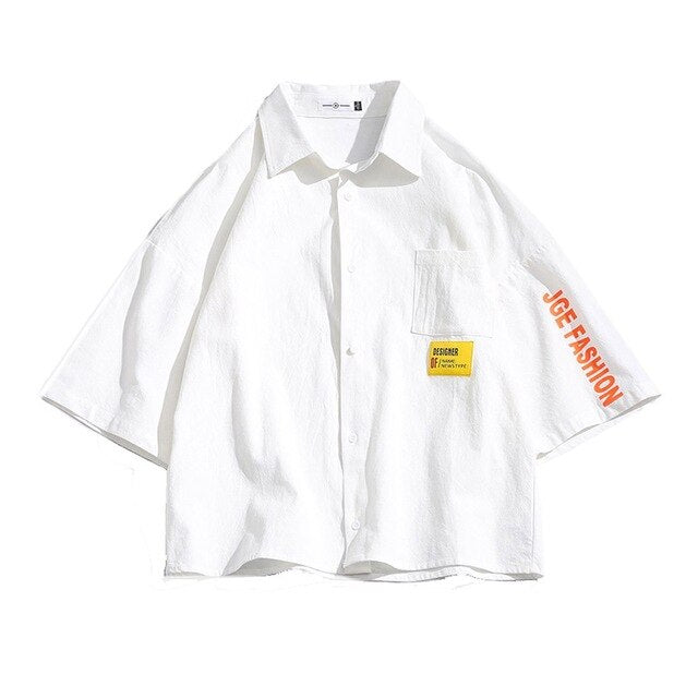 JGE Button Short Sleeve Shirt