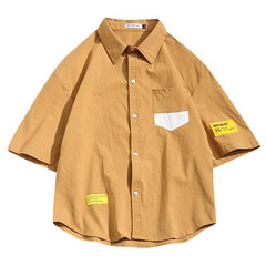 JGE Button Short Sleeve Shirt