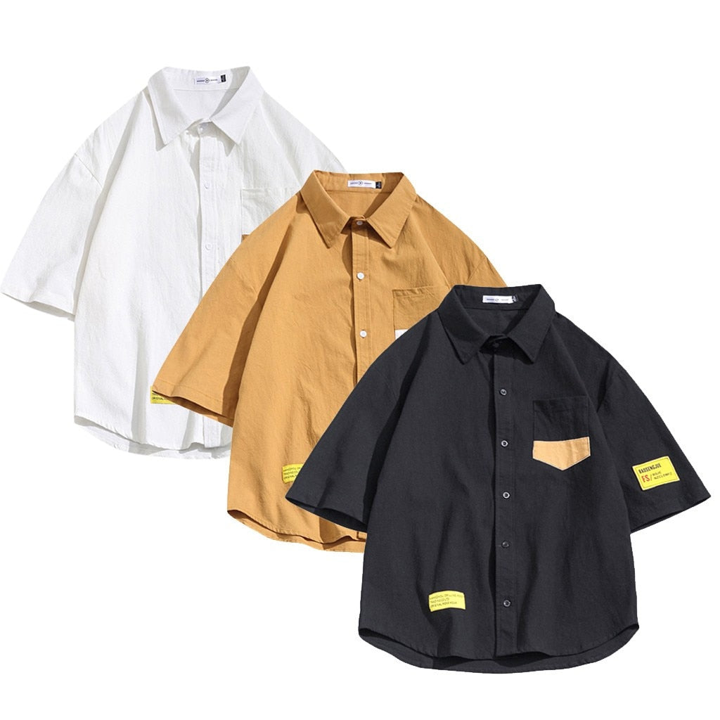 JGE Button Short Sleeve Shirt