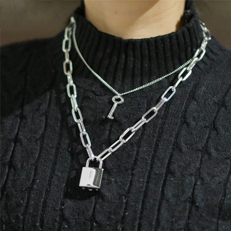 Punk Double Layer Necklace