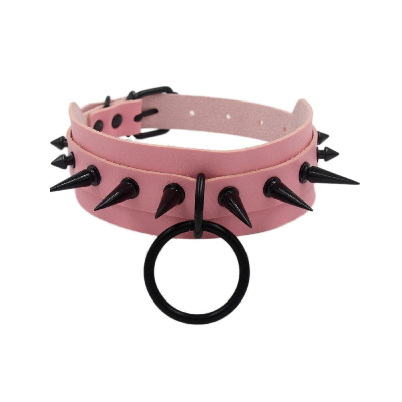 Punk Spike Goth Studded Collar