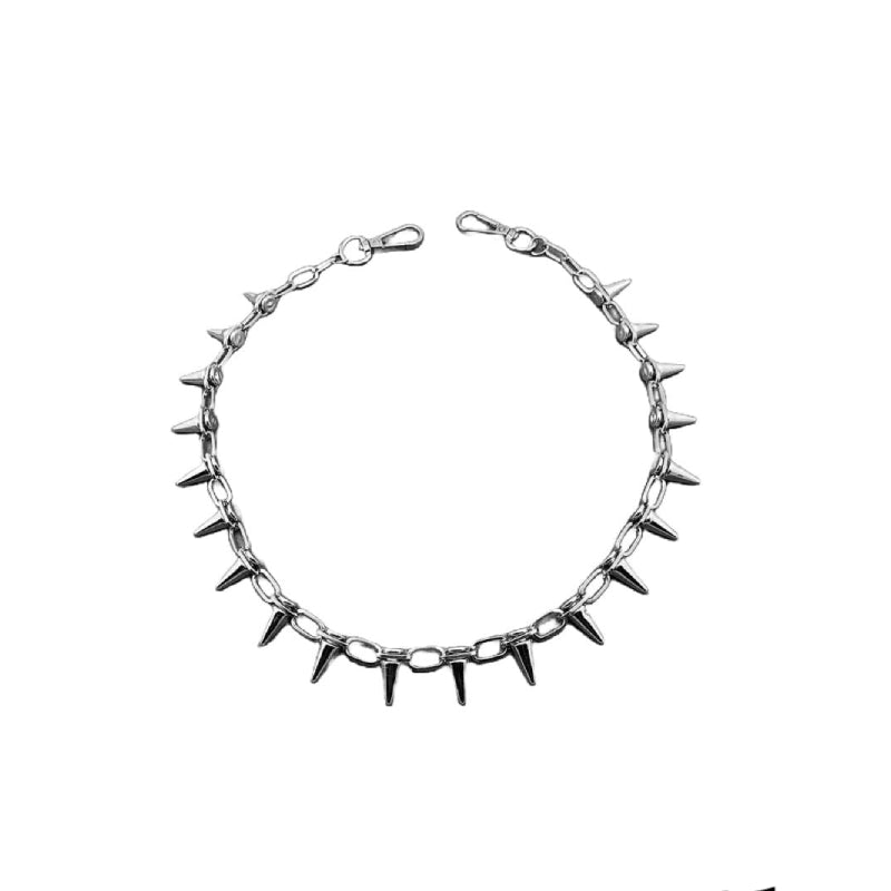 Punk Spike Metallic Waist Chain