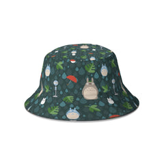 Rain And Leaves Bucket Hat