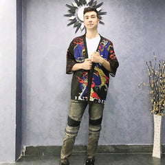 Samurai Demon 3/4 Sleeve Kimono