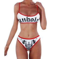 Unholy High Waist Bikini Set