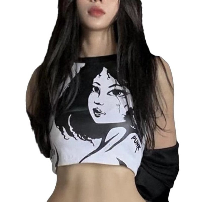 Y2k Doll Anime Tank Top