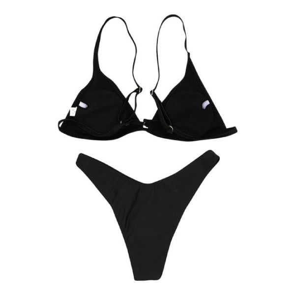 Sexy Funny Gothic Letters Pattern Bikini