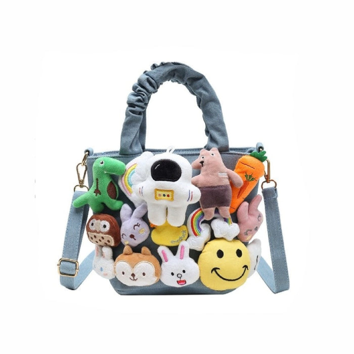 Soft Dolls Decorated Cute Bag