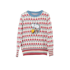 Squirrel Cartoon Knitted Sweater